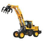 Manufacturer of small backhoe loaders that can be retrofitted with long arms and breaker hammers