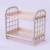 Import Manufacturer production processing wholesale desktop plastic 2 layer storage rack from China