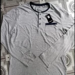 Mens Full sleeve T-Shirt with brand design leftover Bangladesh stock-lot ready to shipment original design cheap low cost