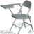 Import Metal folding school study chair with writing pad from China
