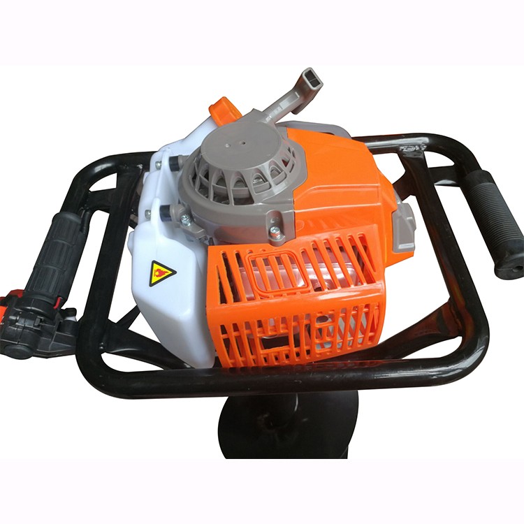 Metal garden tools earth drill 71cc hole digging machine with 500mm