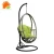 Import metal hanging chair stand wicker hanging chair crescent stand from China