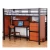 Import Metal Wooden School Furniture Dormitory Loft Bunk Bed With Study Desk and Wardrobe from China