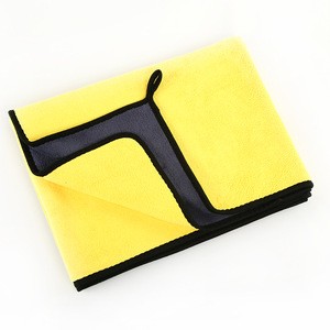 microfiber cloth car wash or cleaning  towel with two sides