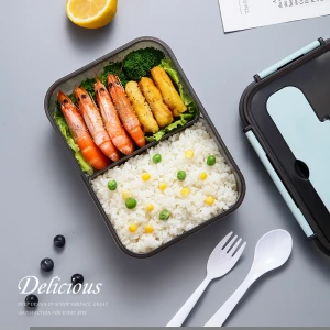 Microwaveable Rectangular Take Away Lunch Box Disposable Plastic Food Container