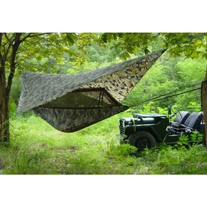 Military Hammock Tent Camo camouflage hammock with moskito net Camo fly