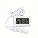 Mini LCD Digital Thermometer Hygrometer Temperature Indoor Convenient Temperature Sensor Humidity Meter Gauge Instruments Cable