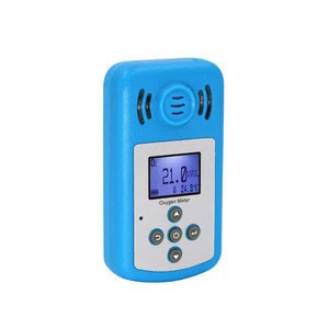 Mini Oxygen Meter Portable Oxygen Concentration Detector Professional Gas Analyzer with LCD Display and Sound-light Alarm