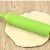 Mini Plastic Handle Pizza Silicone Roller Rolling Pin for Kids