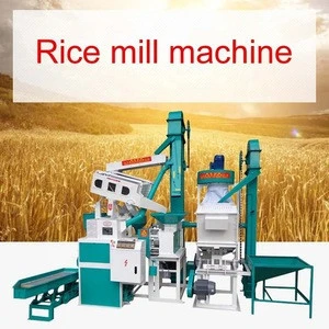Mini Rice Milling Line Combined Rice Mill Machine 6LN-15/15S Automatic Rice Mill Machine min 600KG Per Hour
