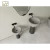 Import Minimalist Gray Key-Shaped Terrazzo Pedestal Basin - Sculptural Bathroom Vanity Countertop from China