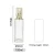 Import 100ML transparent  Lotion black and gold lotion bottle lotion glass bottle 100 ml  glass toner bottle from China