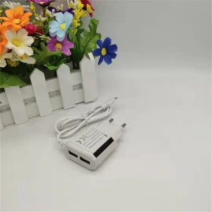 Mobile universal 5v2.1a wall charger charging cable power adapter