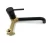 Import Modern concise style black and golden single handle basin faucet from China