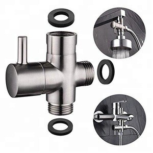 Modern design quick open Water filter shower mixer angle globe valve ball shower diverter cartridge