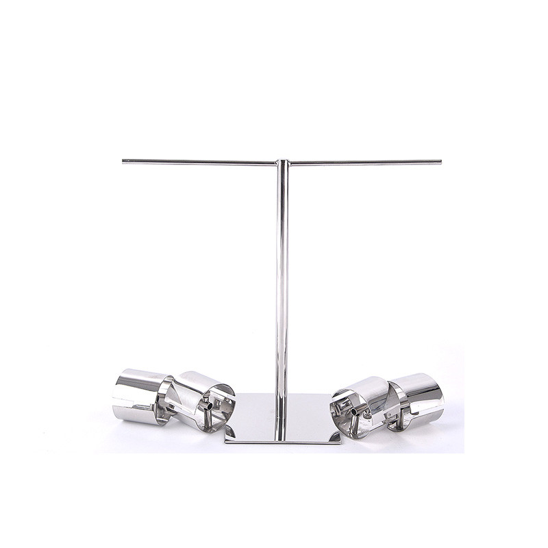 Buy Modern Design Stainless Steel Cuff Display Rack Silver Cuff Display ...