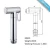 Import Modern Designed Brass Bathroom Accessory Diaper Sprayer Set with Flexible Hose from China