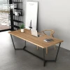 Modern home and office executive table desk meeting room luxury wood conference table