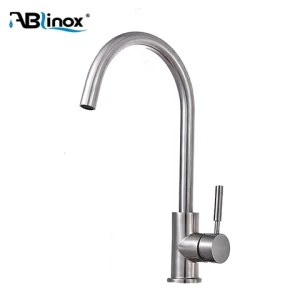 Modern stainless steel 304 faucet single lever faucet kitchen tap mixer 360 rotation hot &cold design