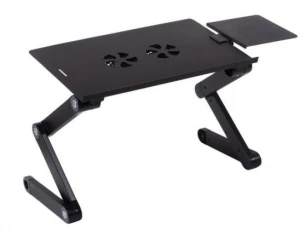 Modern Wholesale  Tablet Table desk  Foldable Laptop Desk With USB Coolng Fans And Mouse Pad