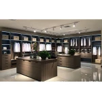 Modern Wooden Board Modular Closet Wardrobe Set Fitted Bedroom Wardrobes