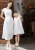 Import Mommy And Me Family Matching Outfits O Neck A Line Linen Summer Style Dress from China