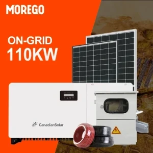 Moregosolar 5kw 10kw 20kw 30kw 50kw 100kw 1MW on Gird Tied 3 Phase Solar Panel Energy System