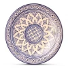 Moroccan Ceramic Plate (PLPL03), Traditional Handmade Ceramic Plate | Lead Free Clay | Made in Morocco.