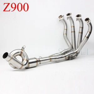 Motorcycle Exhaust System Z900 Motorcycle Header Link Pipe With Exhaust Muffler For Kawasaki
