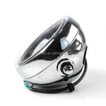 Motorcycle Headlight Retro Cruiser Street Round Headlamp Universal Motorbike Front Headlamp For Honda CG For Suzuki GN YAMAHA