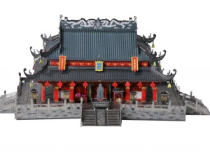 MU N094 Confucius  examination god 3D metal model kits hobbies Wholesale  metal model kits for adults assembling buildling block