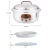 Import Multifunctional Slow Cooker with Triple Ceramic Stew Pots from China