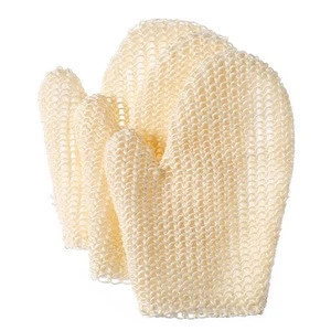 Natural Fiber Hemp Bath Exfoliating Glove Scrubber  Washcloths Sisal Shower  Glove