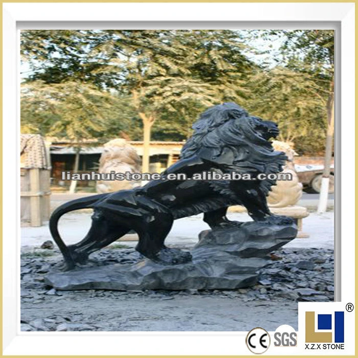 Natural marble stone carving lion statue and other customized size animal sculptures