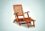Import Natural wooden sun loungers Swimming pool sun bed  outdoor wood furniture from Vietnam