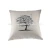 Import Nature Linen Fabric Digital Printing Design Custom pillow case from China