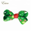 New arrival italian hair accessories small bows clip hair for Christmas Day