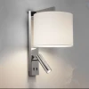 New Chinese style stainless steel wall lamp with double light source