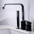 Import New Design Bathroom Fittings Bath Shower Faucets With Hand Spray 3 Hole Deck Mounted Black Bathtub Faucet from China