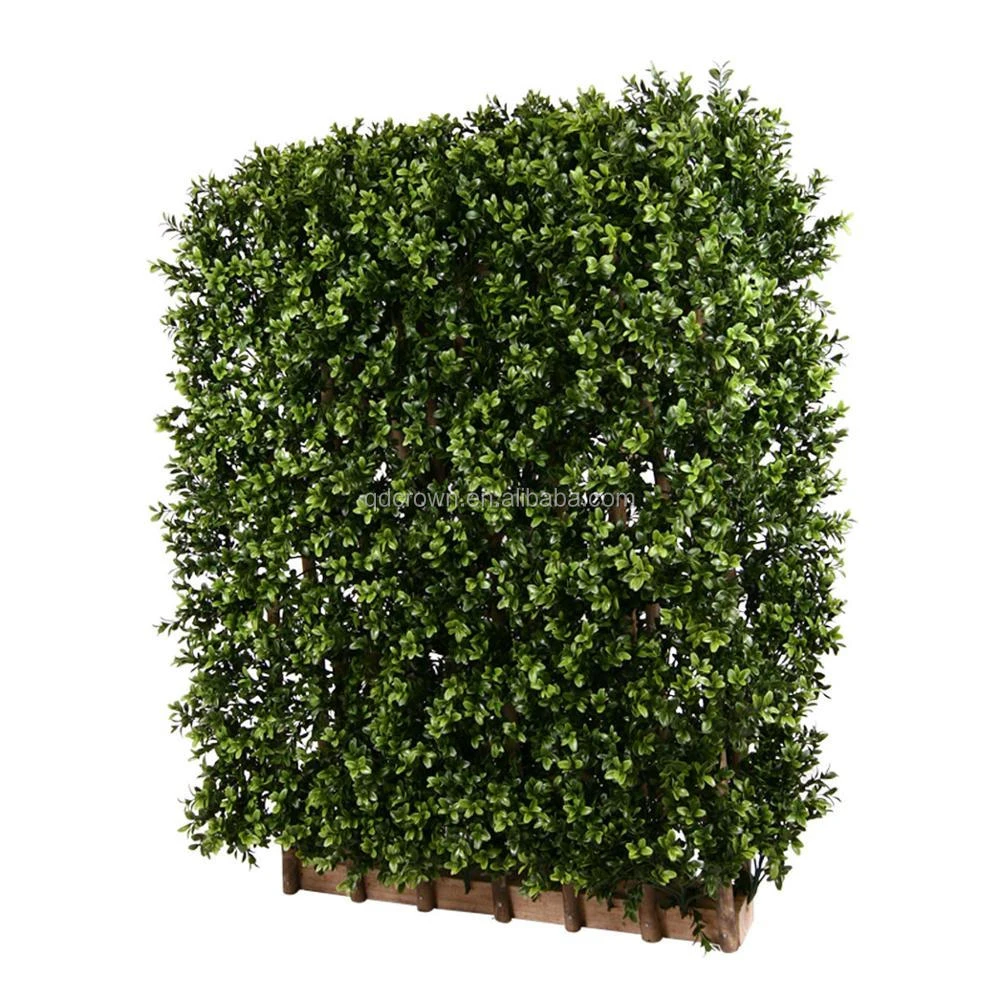 New Design Customized Landscaping Boxwood Green Artificial Vertical Garden Wall