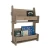 Import New Design Modern Living Room Golden Book Storage shelf Bookshelf from China