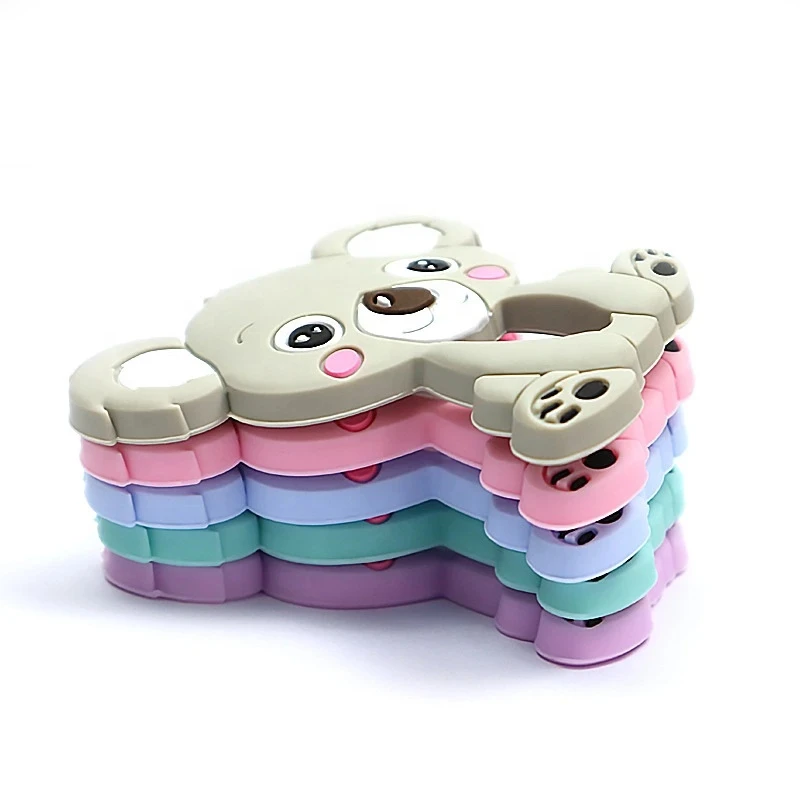 New design Silicone Animal Koala Teether toy Baby Teething Toy BPA Free Baby Silicone Teether