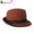 Import New design wholesale custom vintage elegant jazz winter bowler felt fedora hat from China