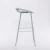 Import New Design Wholesale Plastic Bar Stool with Powder Painting Metal Frame from China