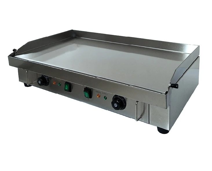 New European Design Double Burners Electric Griddle All Stainless Steel Range Griddle