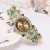 Import New Fashion Luxury Women Multicolor Rhinestone Bangle Watch Flower Bracelet Quartz Watch from China