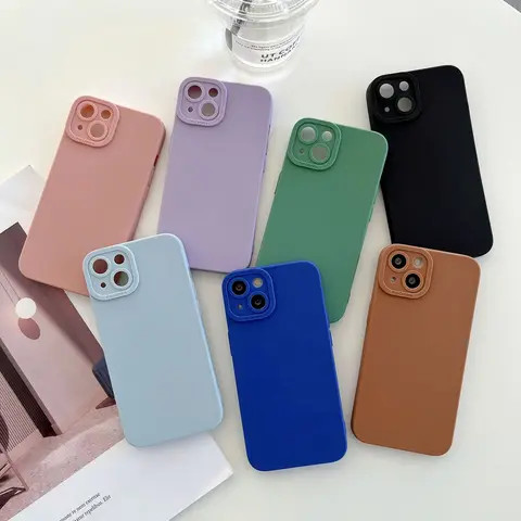 New Personalized DIY Silicone Printing Custom Plain Phone Case for iPhone 16 Silicone Mobile phone Protector