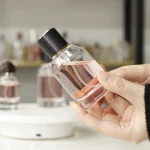 New Product Clear Round 30ml Empty Glass Perfume Bottle with Sprayer