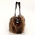 Import New Product Genuine Women&#039;s Cow Leather Bag Satchels Covered with Fur Competitive Price Fur Bag from China