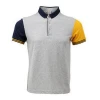 New Street Wear Cotton Pique Polo Shirts Custom New Design Block Casual Polo t Shirt